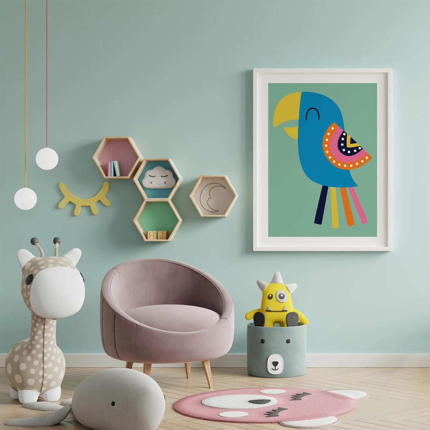 Little Parrot Poster