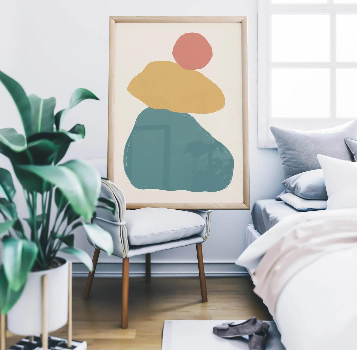 Abstract Shapes Art Print - HypeSheriff Europe