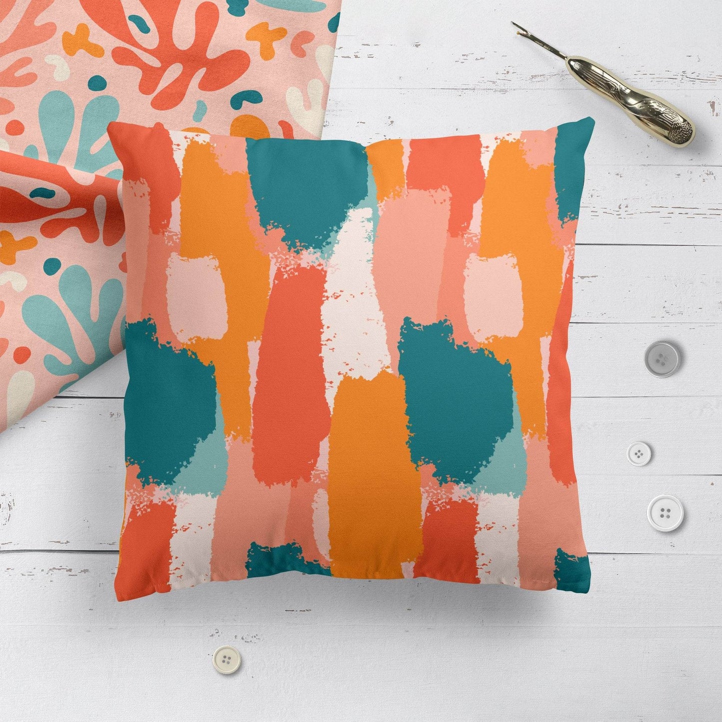 Pollock Throw Pillow - HypeSheriff Europe