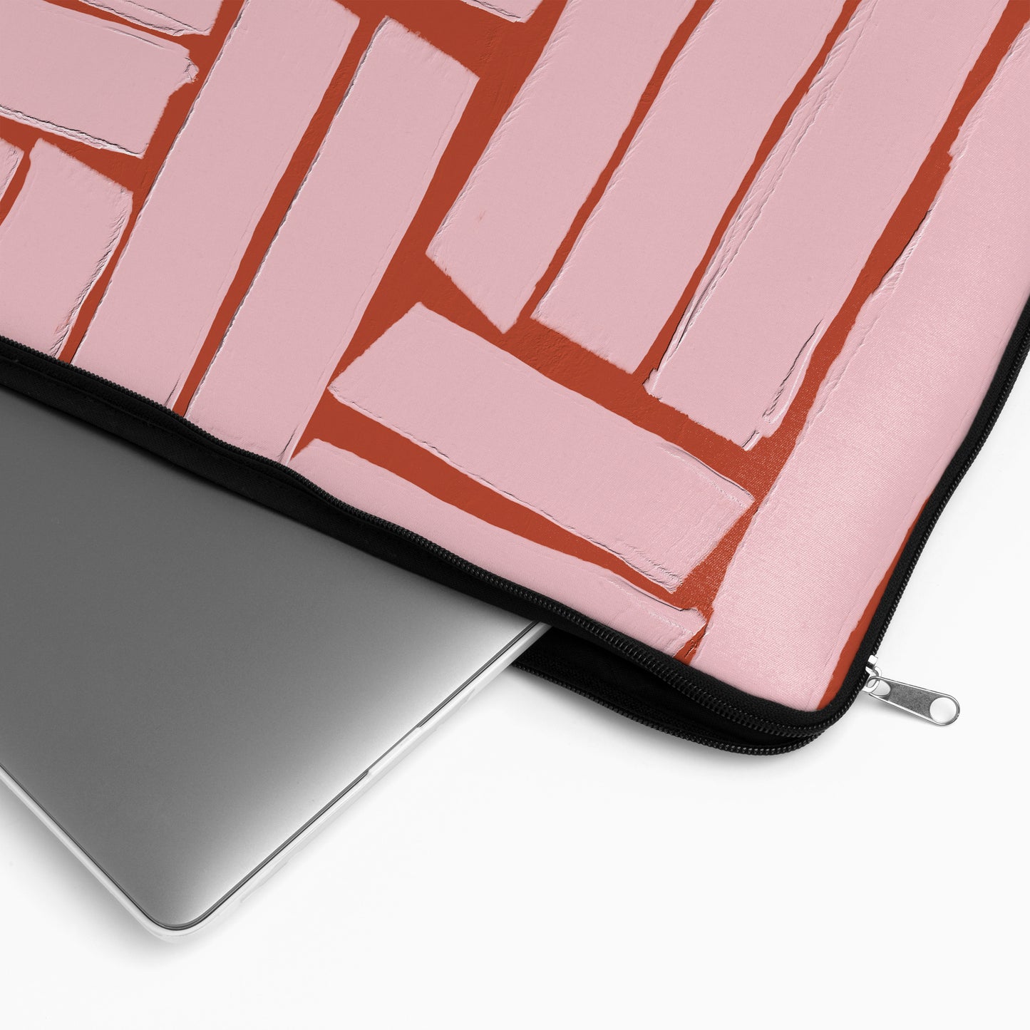 Pink Blocks Minimalist Art - Laptop Sleeve