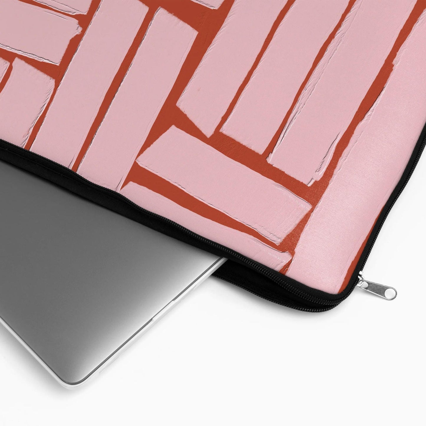 Pink Blocks Minimalist Art - Laptop Sleeve