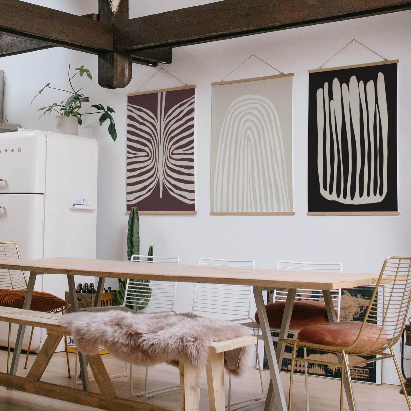 Set of 3 Modern Abstract Prints - HypeSheriff Europe