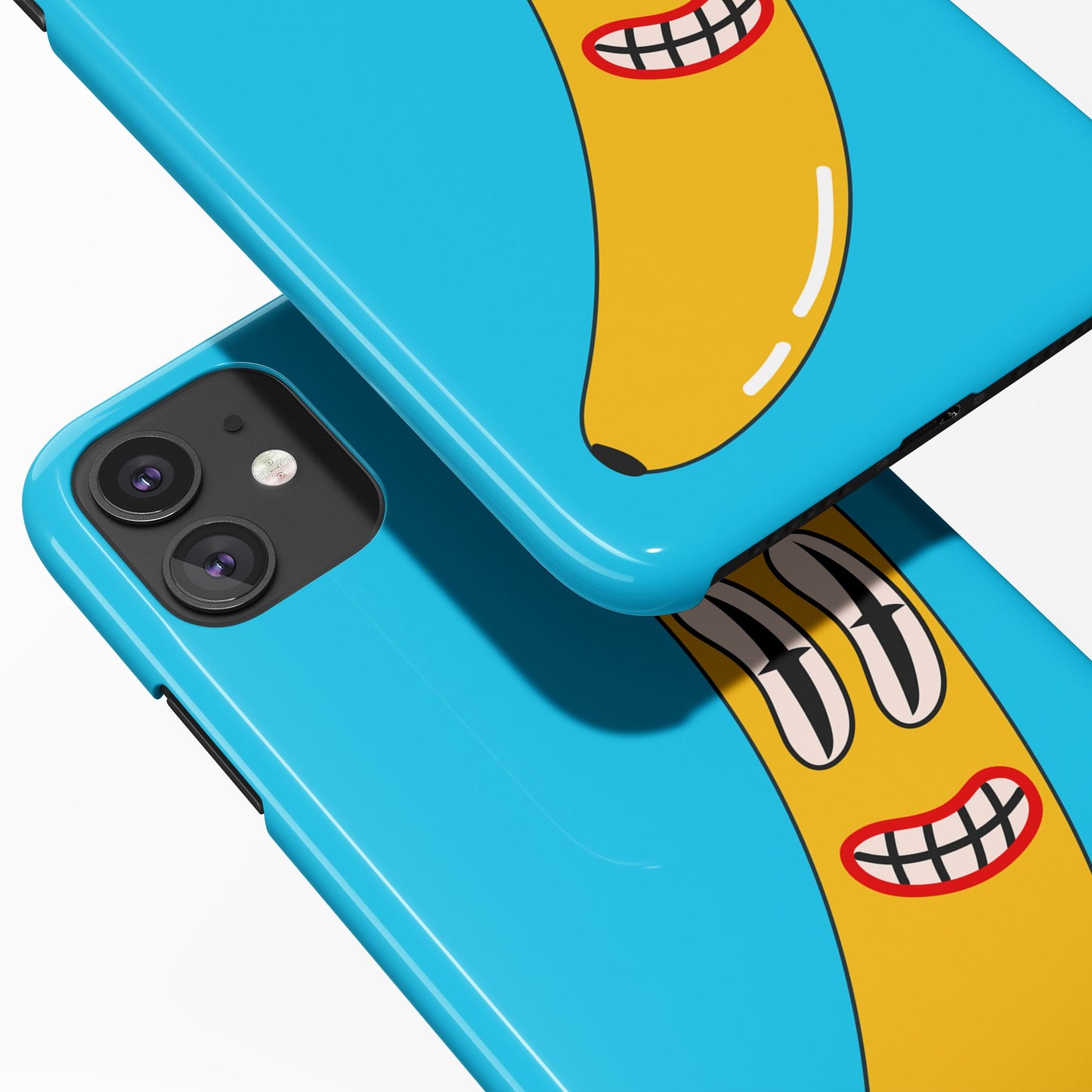 Crazy Banana Blue iPhone Case