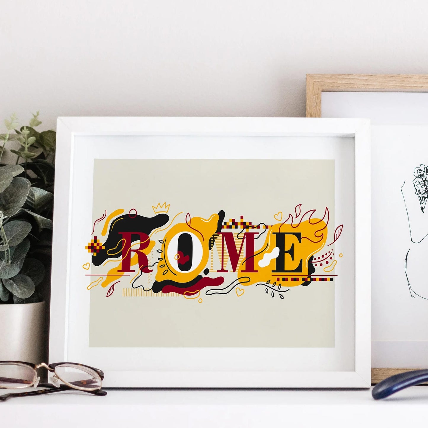 Rome Horizontal Print