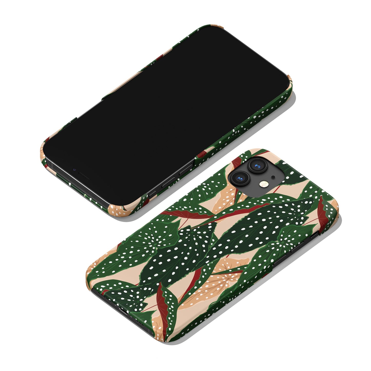 Begonia Maculata Silver Spot iPhone Case