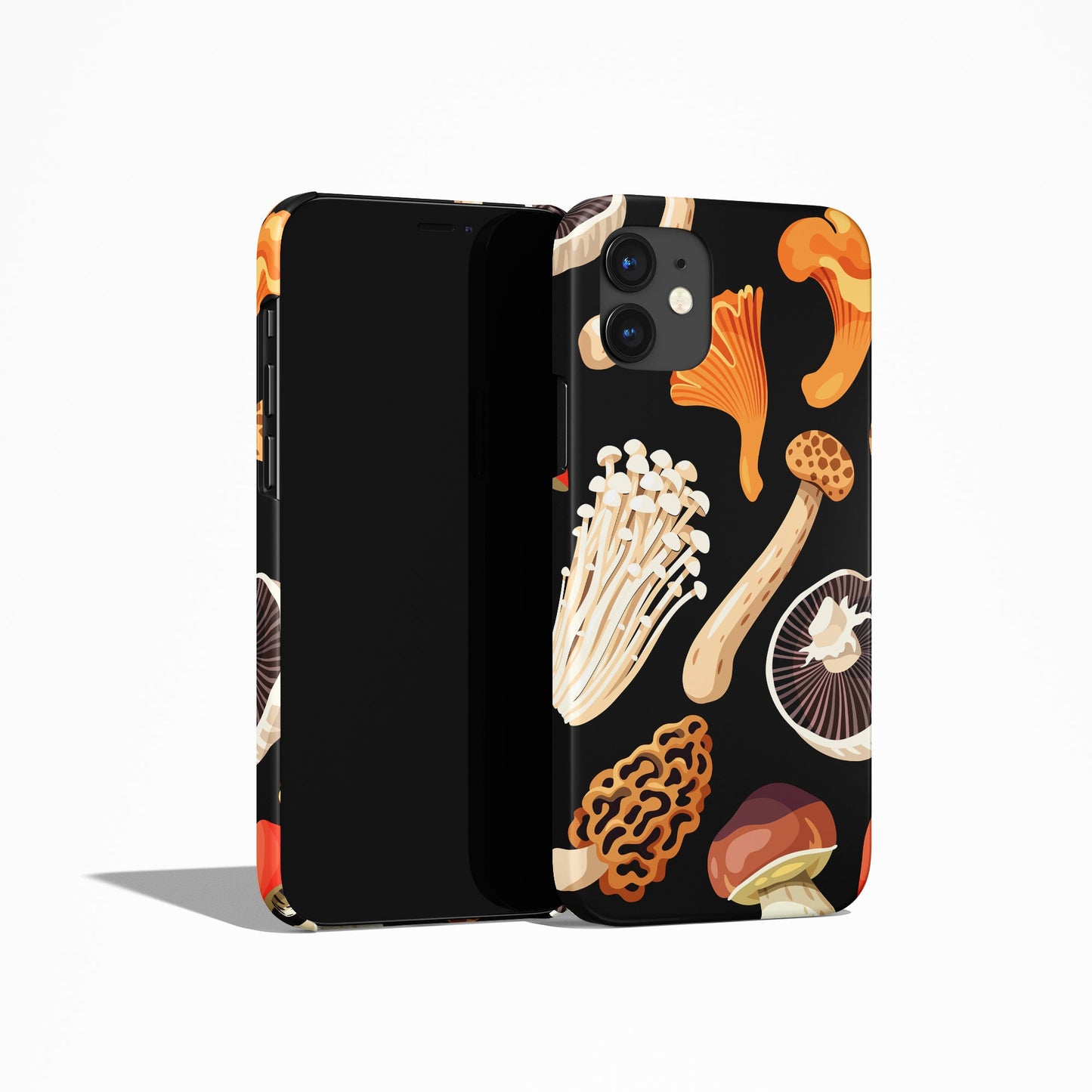 Mushrooms Black iPhone Case