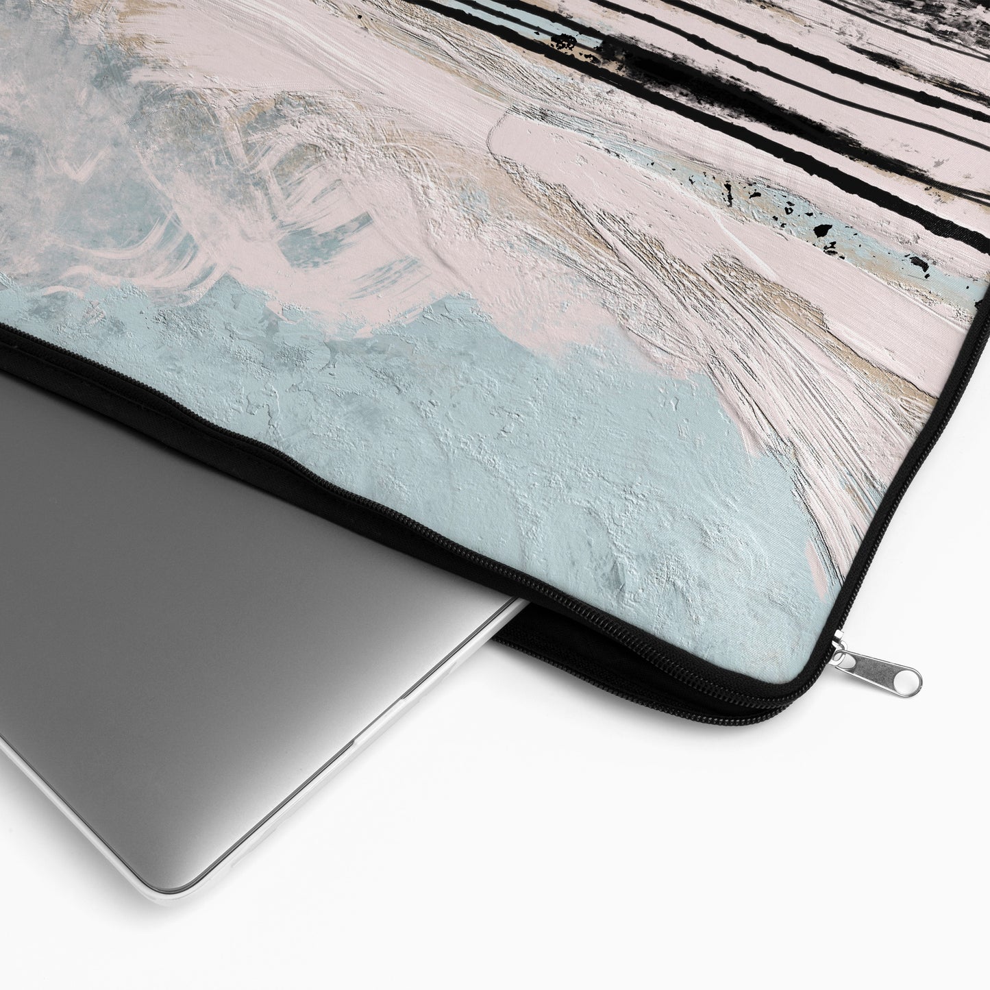 Painted Sea Abstract Art- Laptop Sleeve
