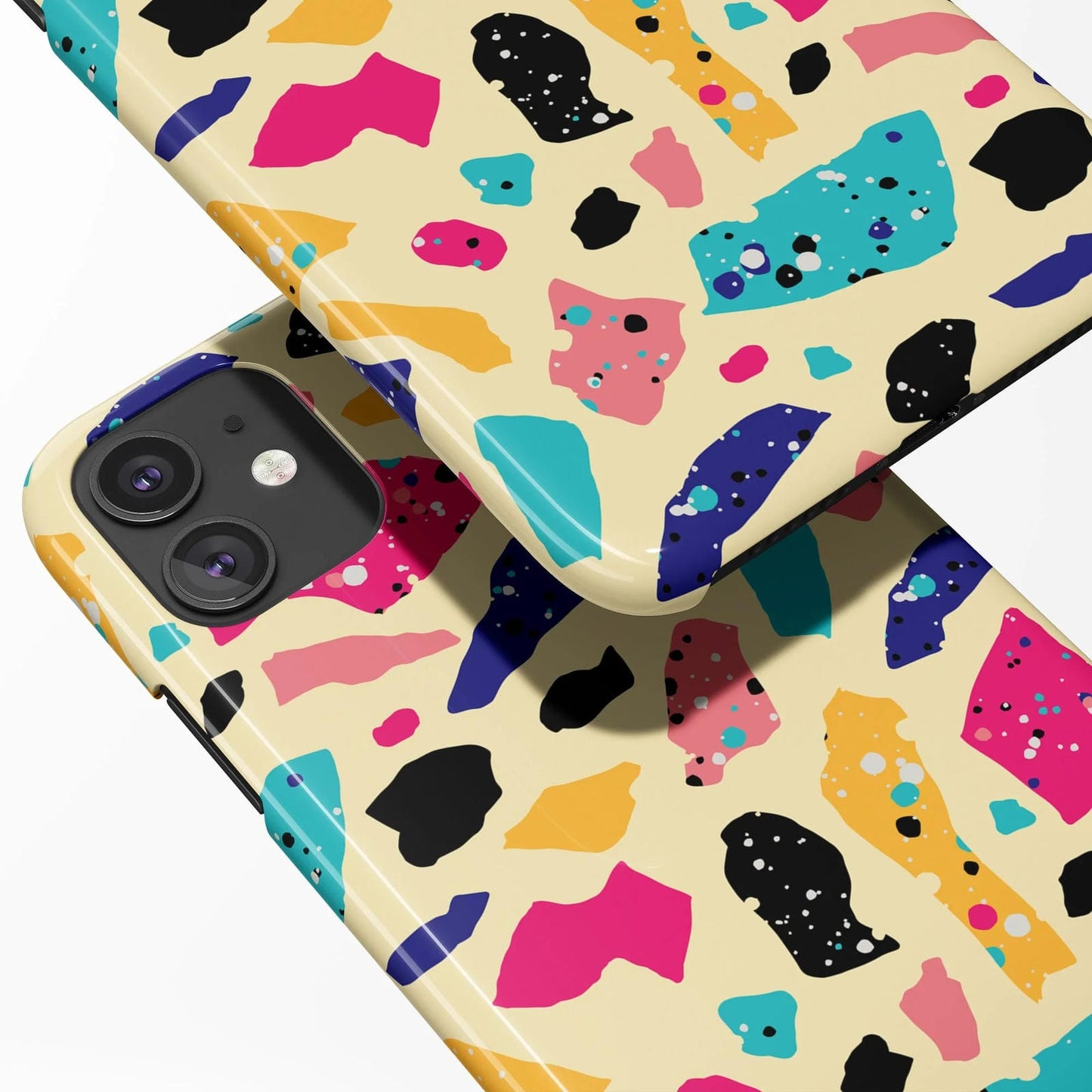 Colorful Terrazzo Abstract iPhone Case