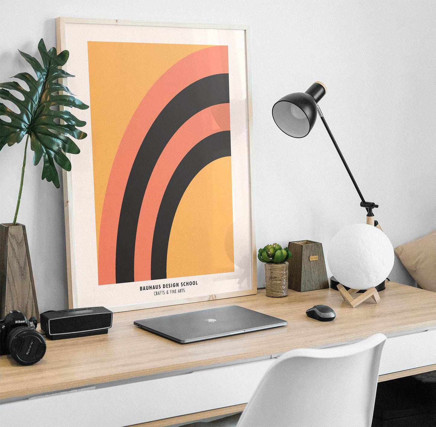 Yellow Bauhaus Poster - HypeSheriff Europe