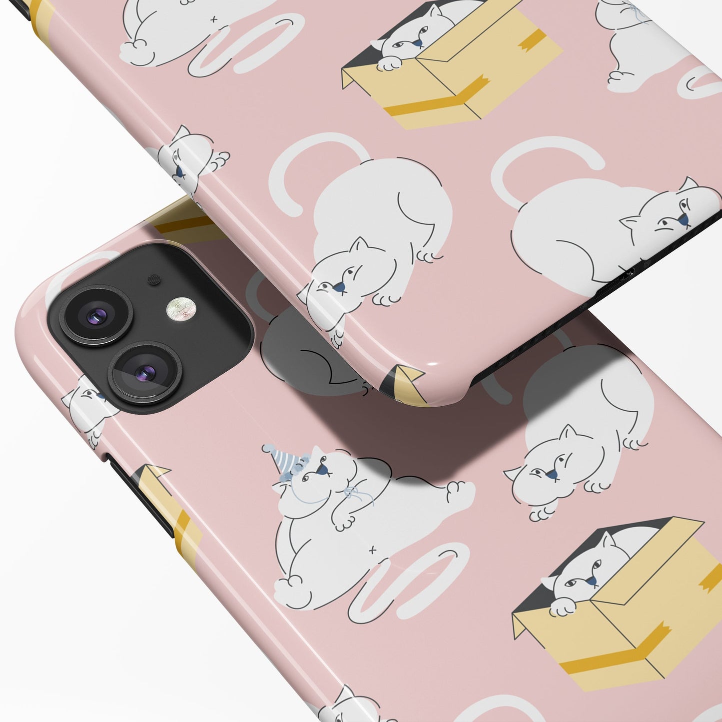 Fat Cute Cat Kitty iPhone Case