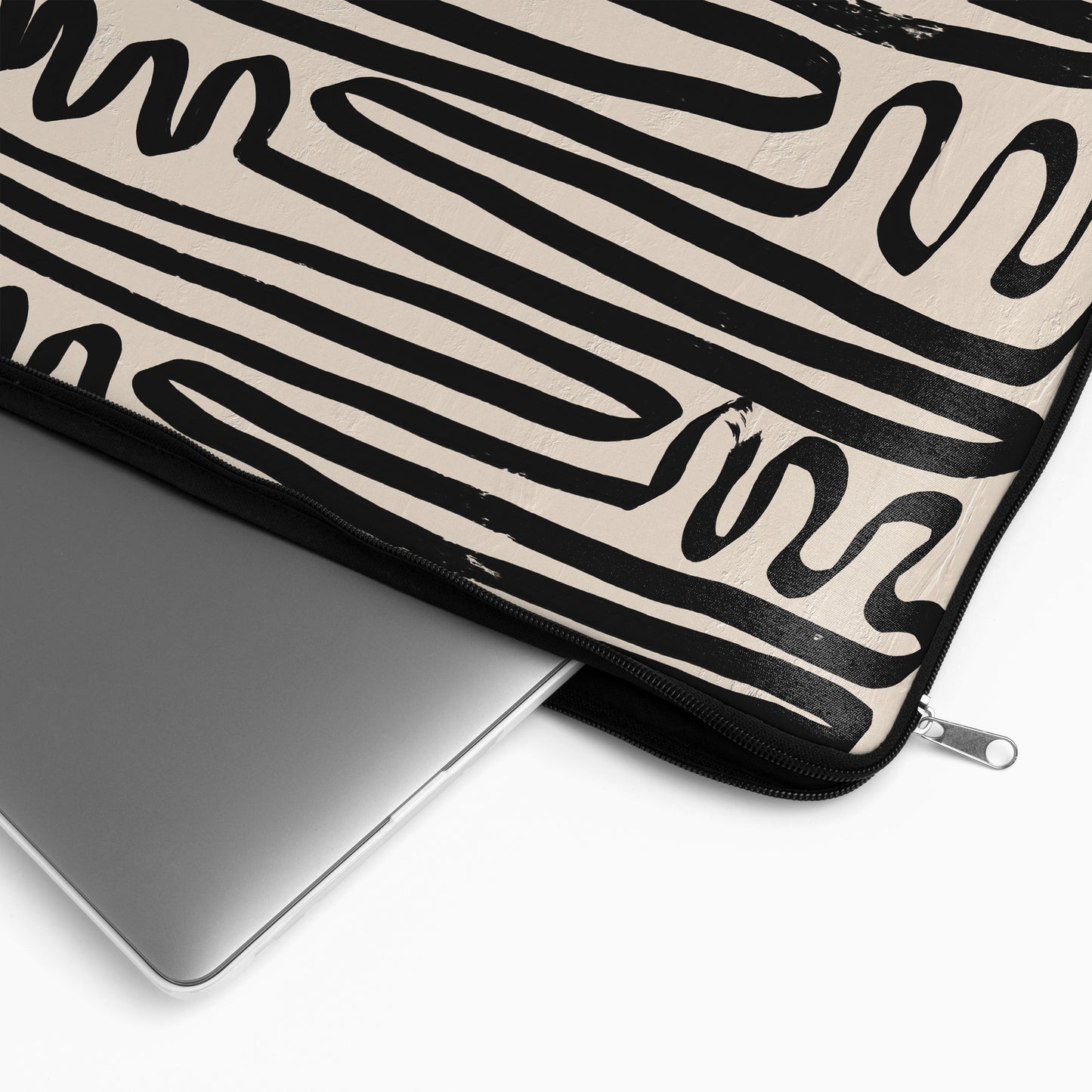 Etnic Black Lines - Laptop Sleeve