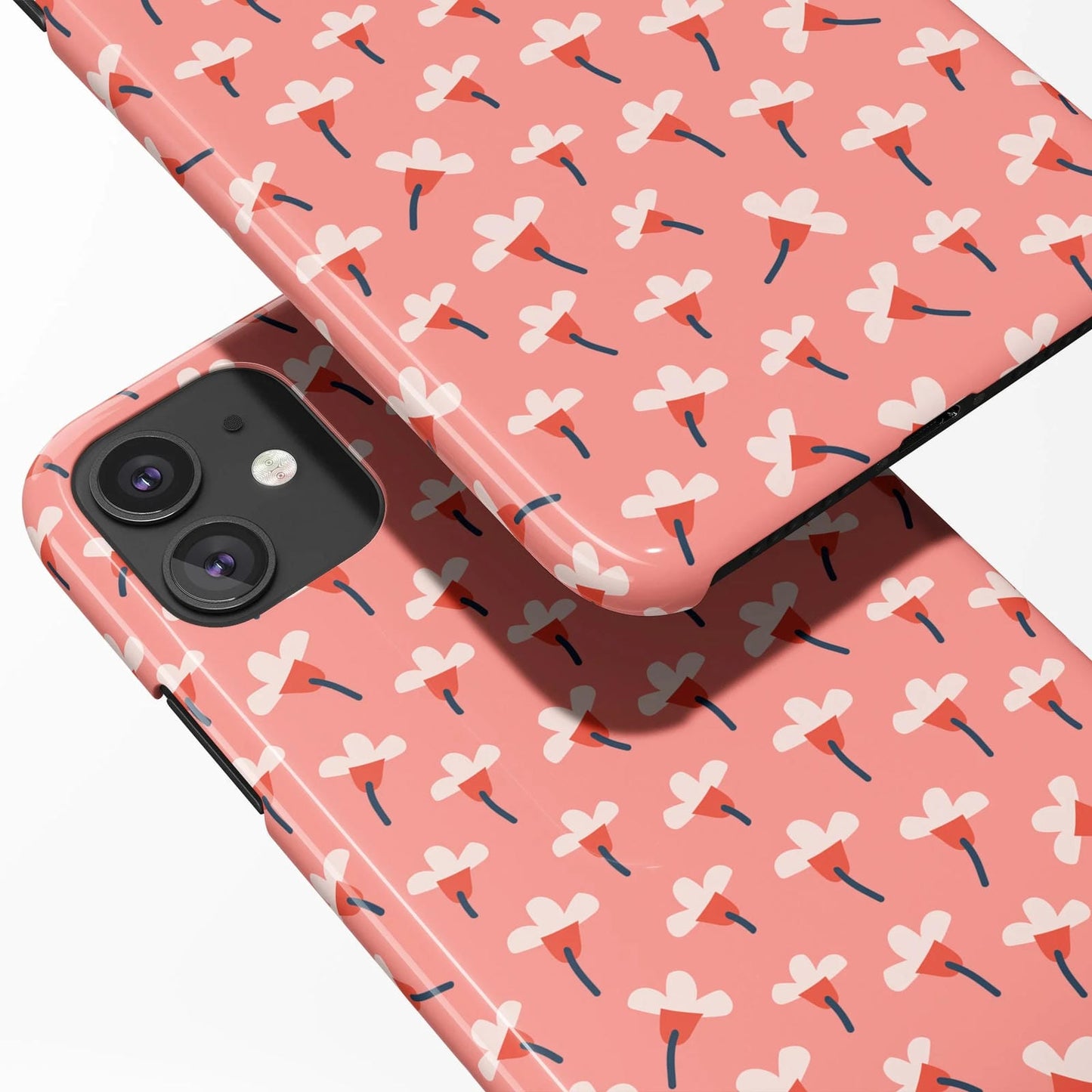 Pink Retro Feminin iPhone Case