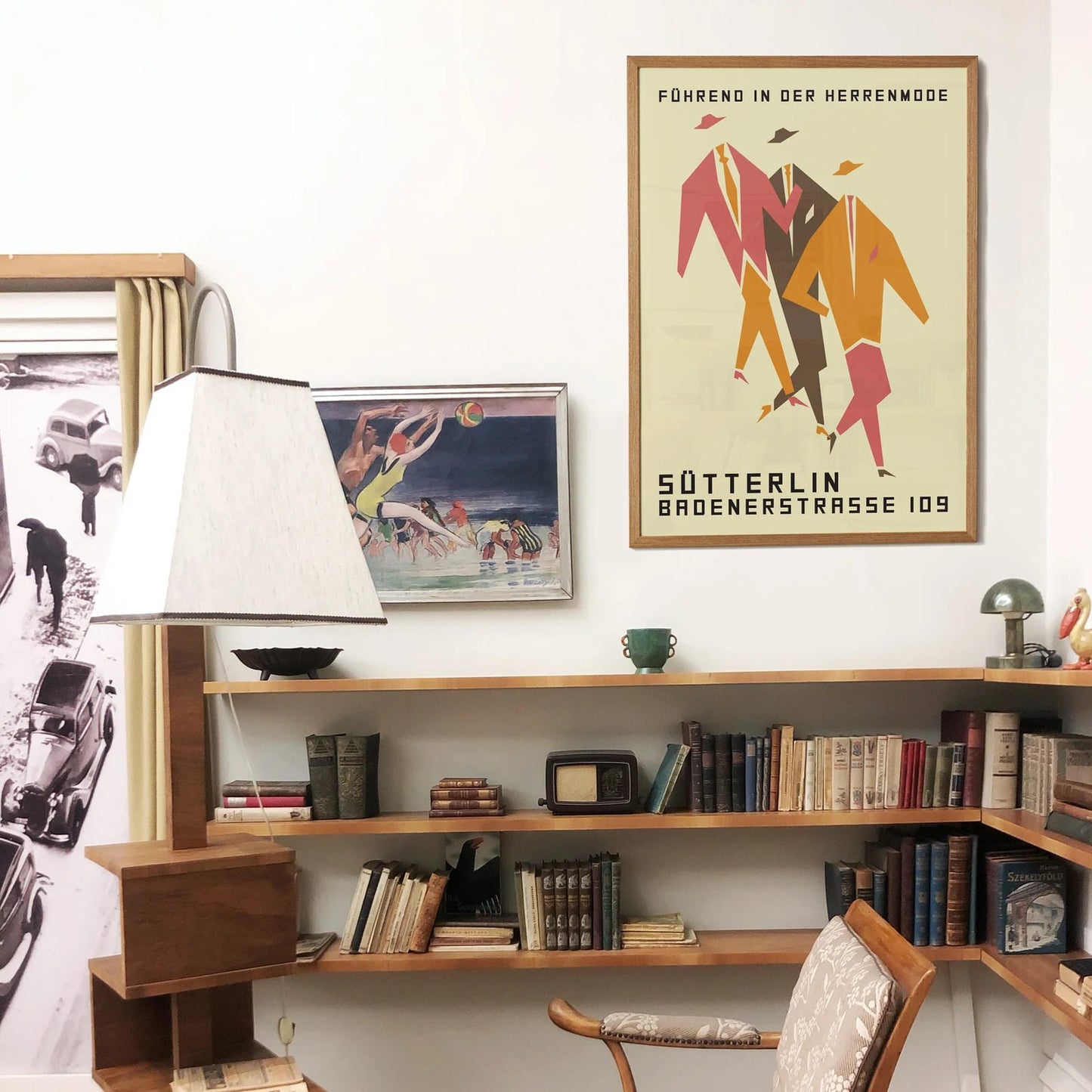 Fashion Poster in Bauhaus Style