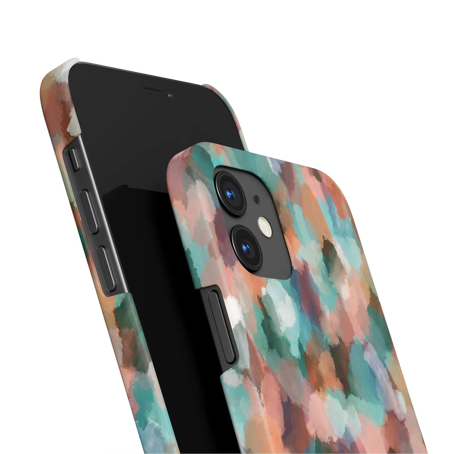 Painted Abstract Autumn Scenery iPhone Case