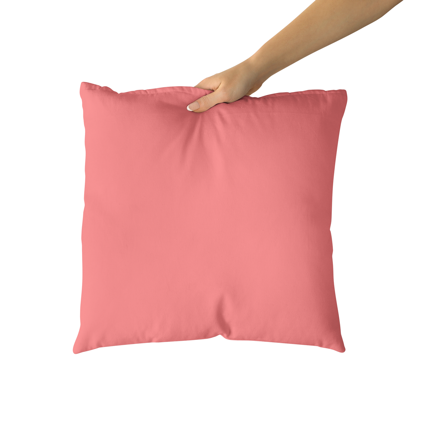 Pink and Orange Modern Pattern Throw Pillow