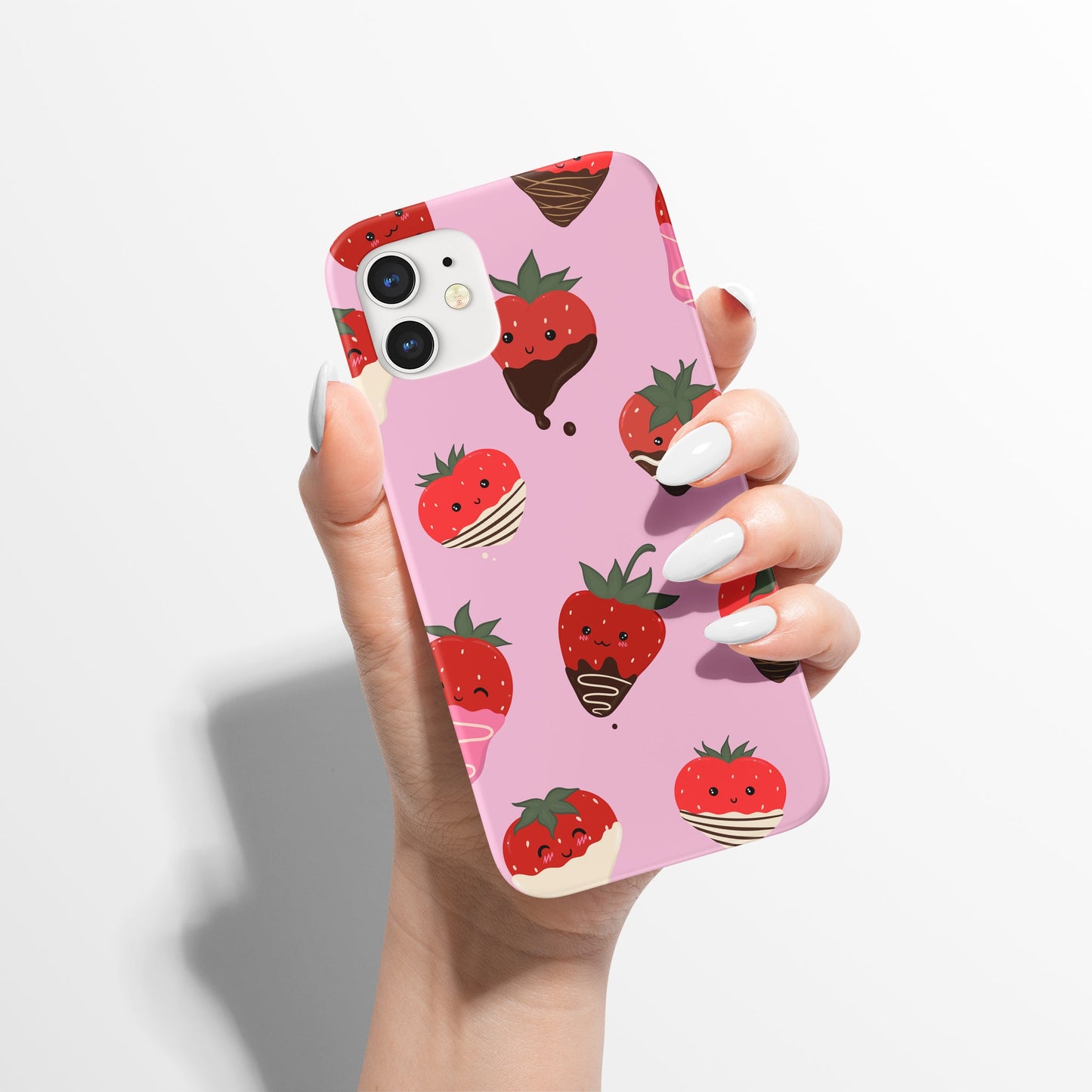 Yummy Strawberry Pink iPhone Case