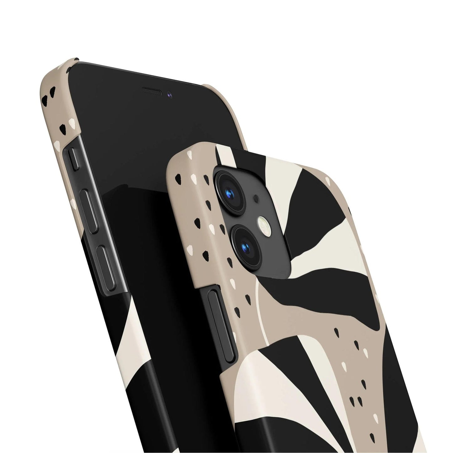Beige Abstract Nature iPhone Case