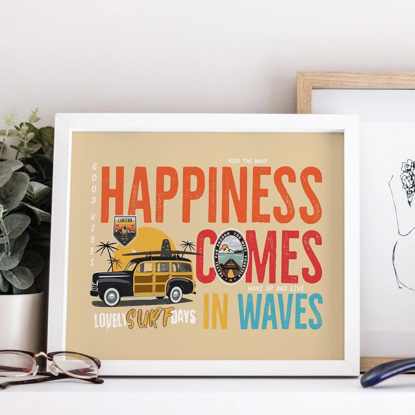 Outdoor Adventure Travel Print