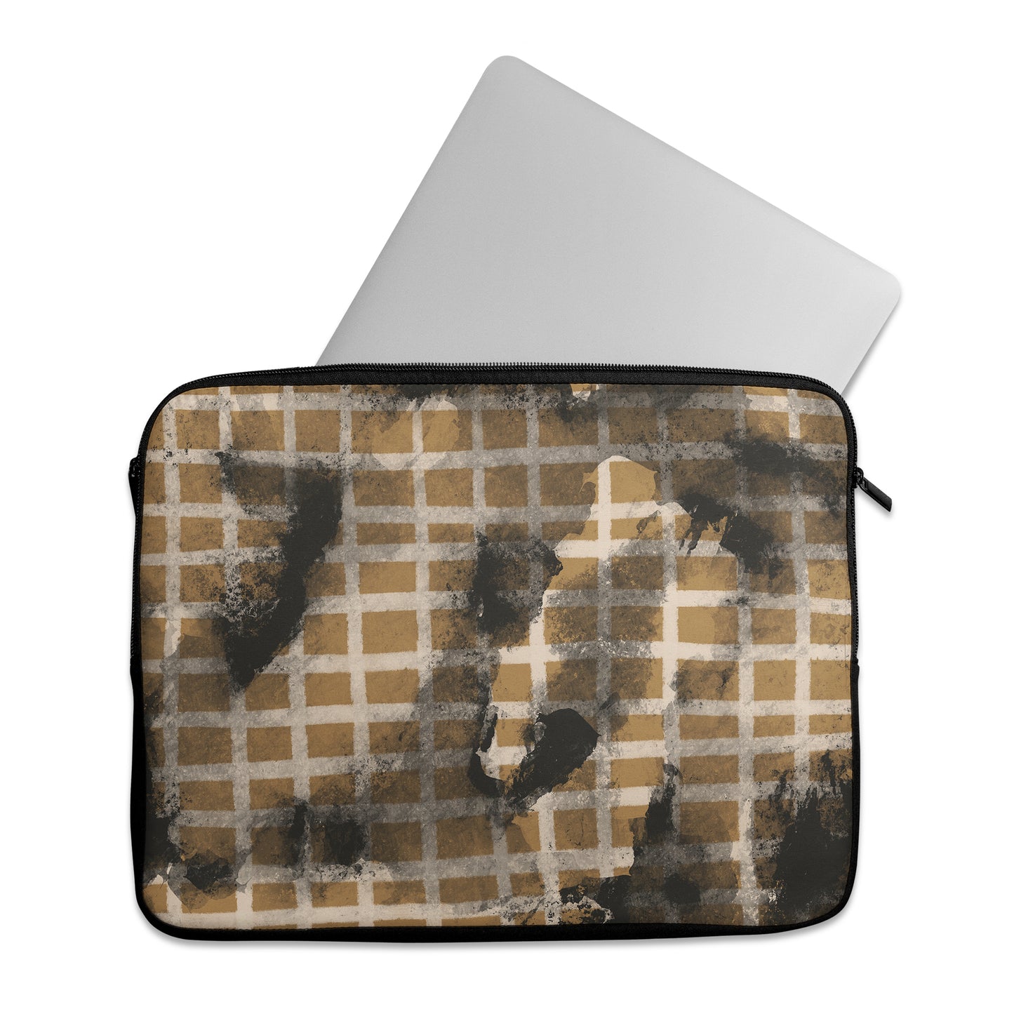 Vintage Abstract Checkered MacBook Sleeve