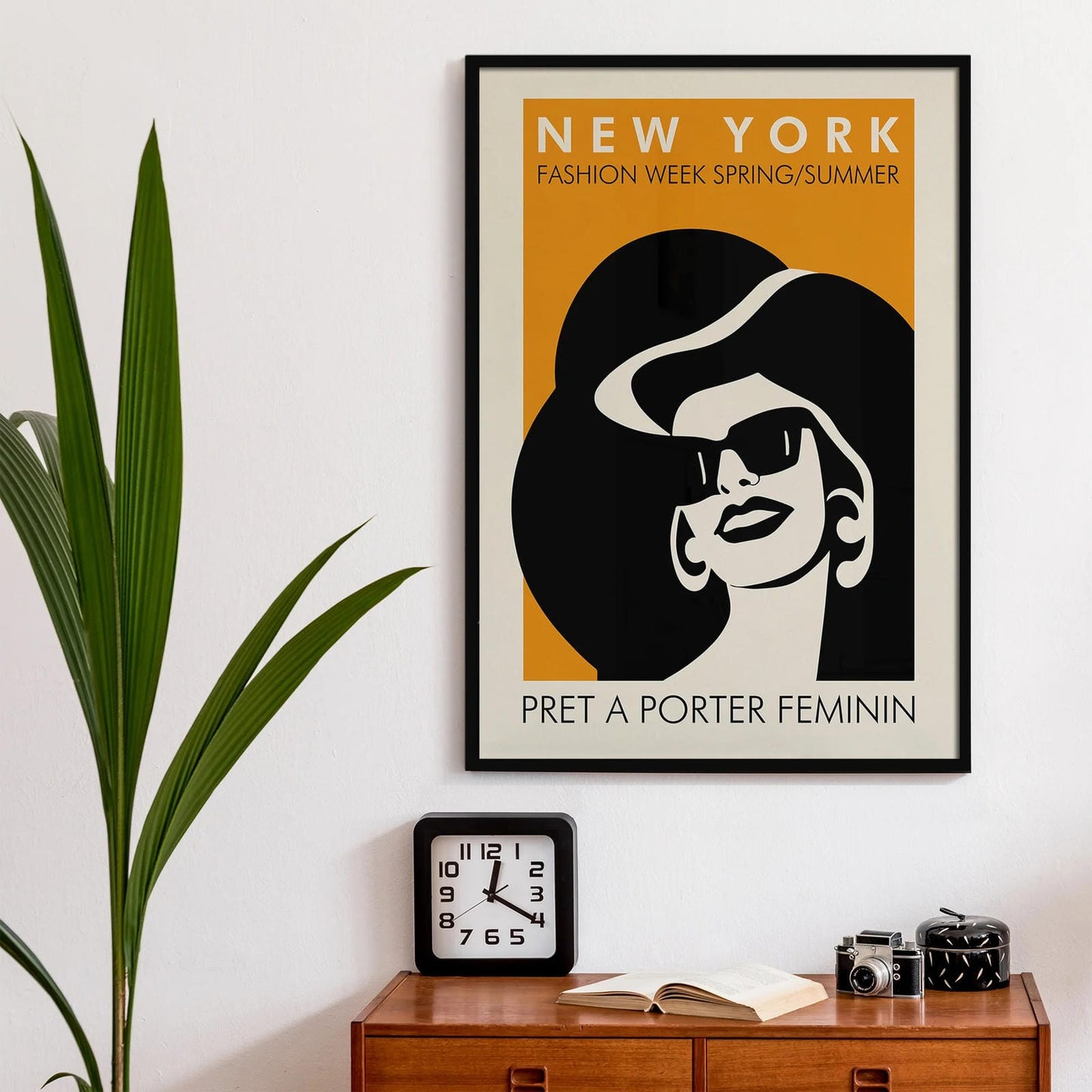 New York Fashion Week Mustard Poster