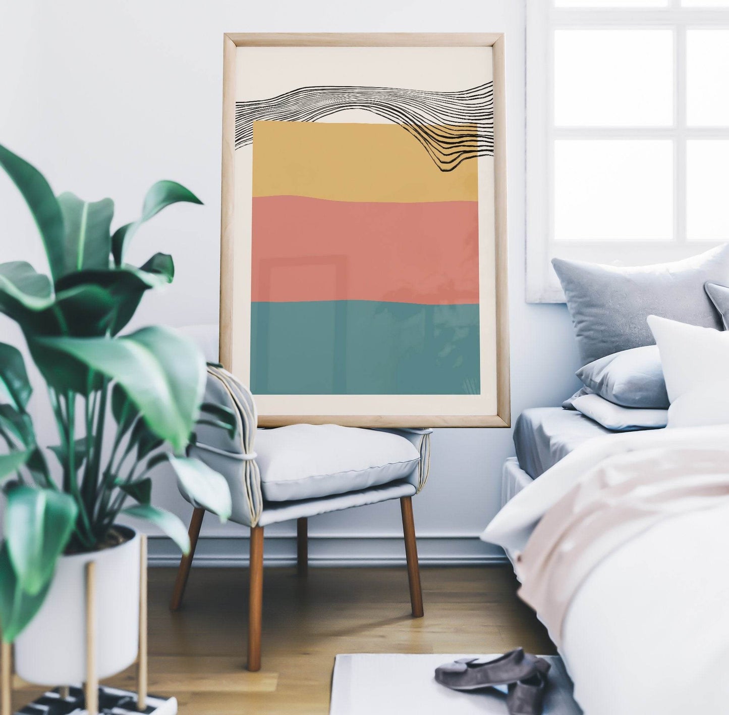 Abstract Shapes Art Print - HypeSheriff Europe