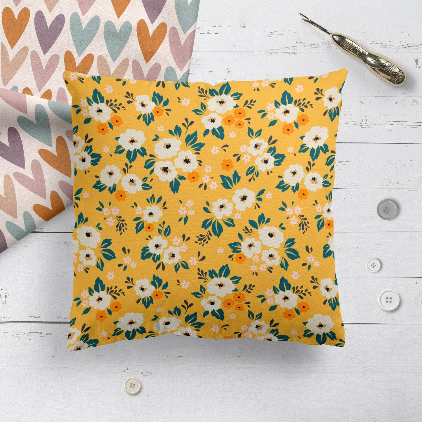 Yellow Throw Pillow - HypeSheriff Europe