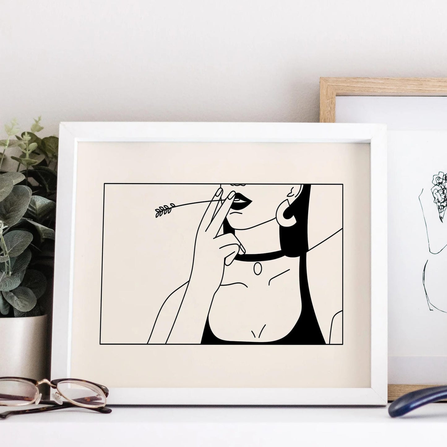 Pulp Fiction Woman Print