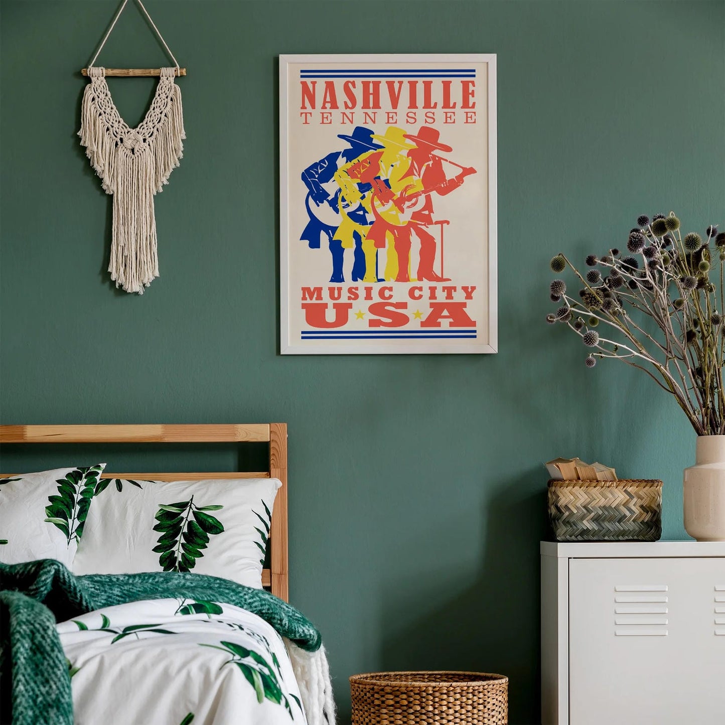 Nashville Tennesse Music City Poster