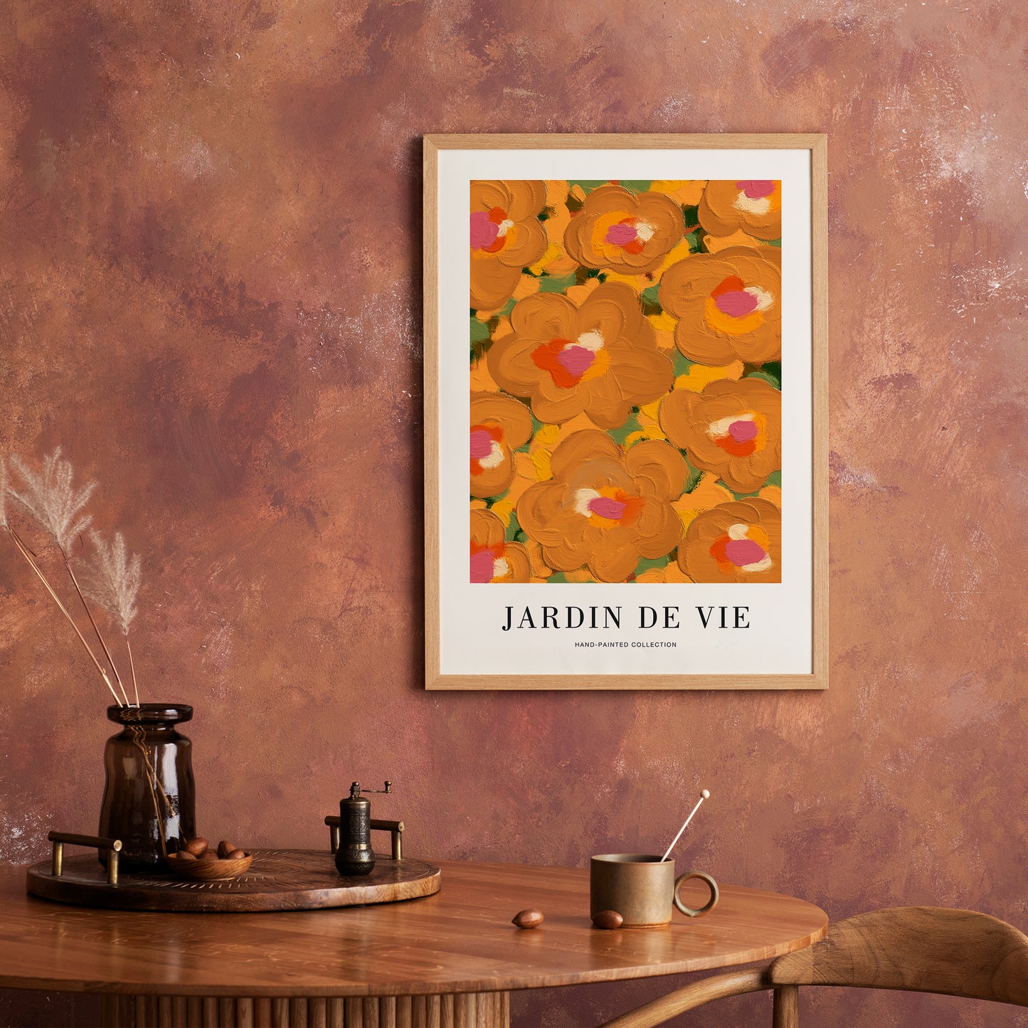 Jardin de Vie Artistic Painted Poster
