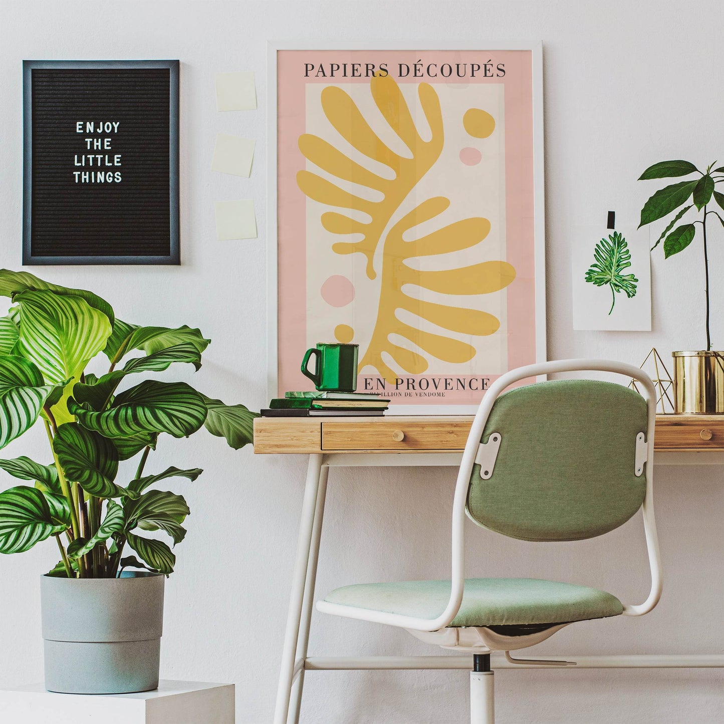 Papiers Decoupes Yellow Poster - HypeSheriff Europe