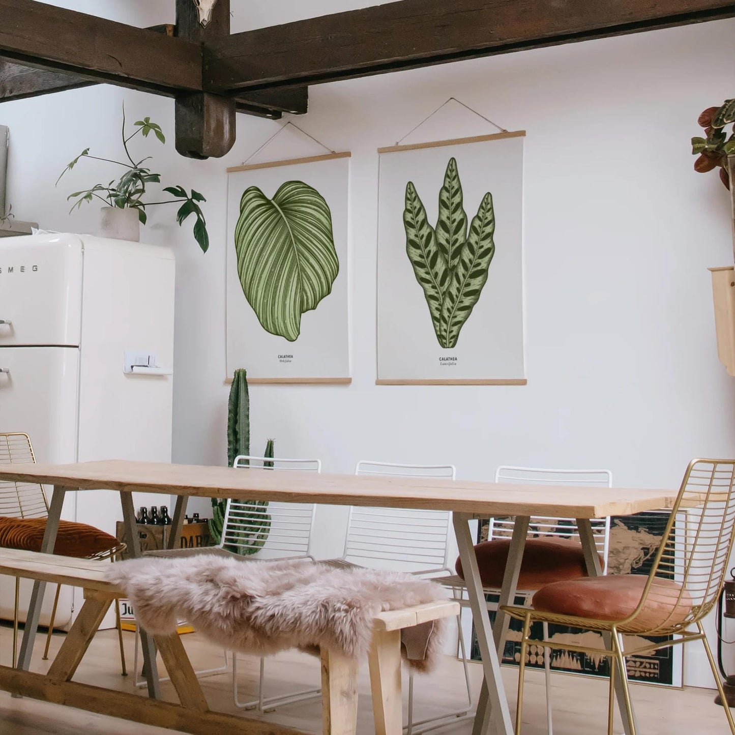 Set of 2 Calathea Botanical Posters