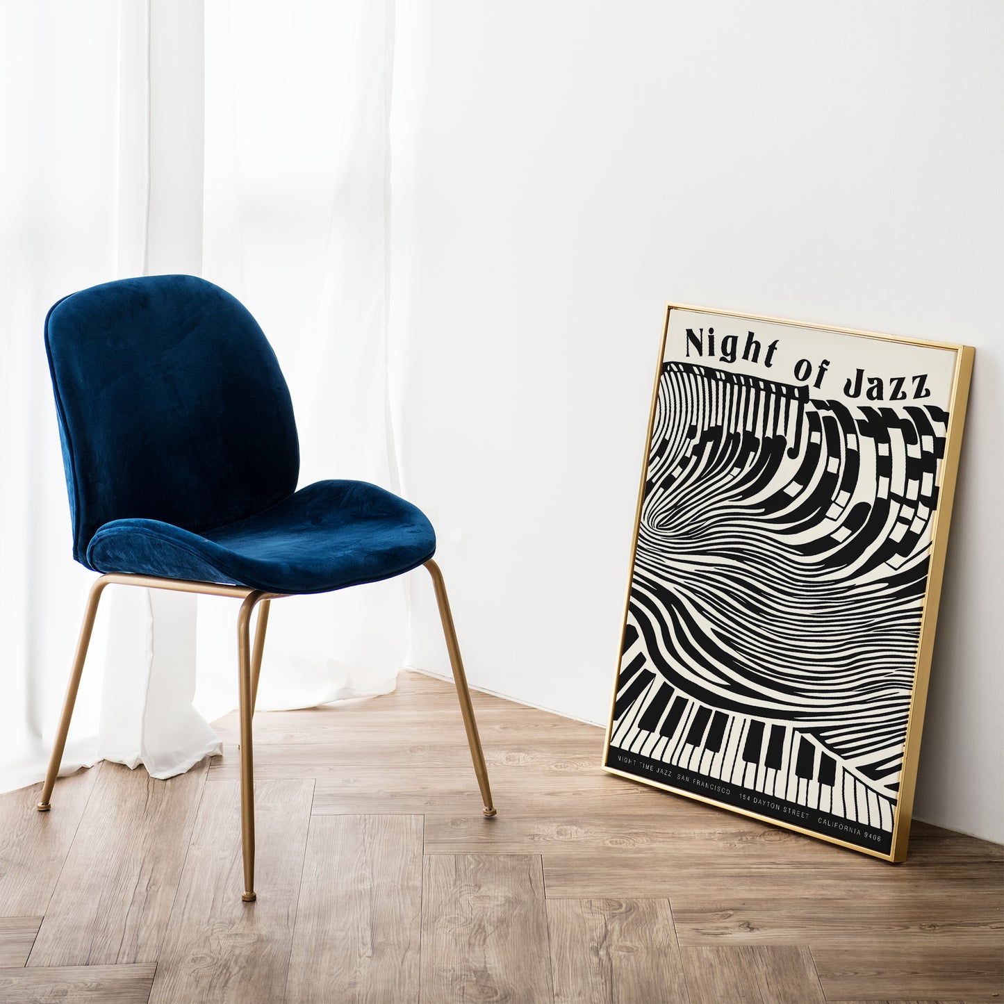 Night of Jazz San Francisco Poster