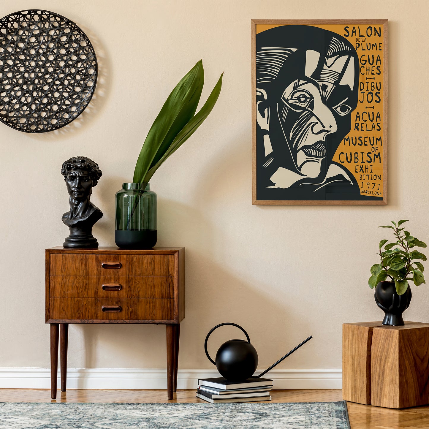 Cubism Exhibition, Barcelona Poster