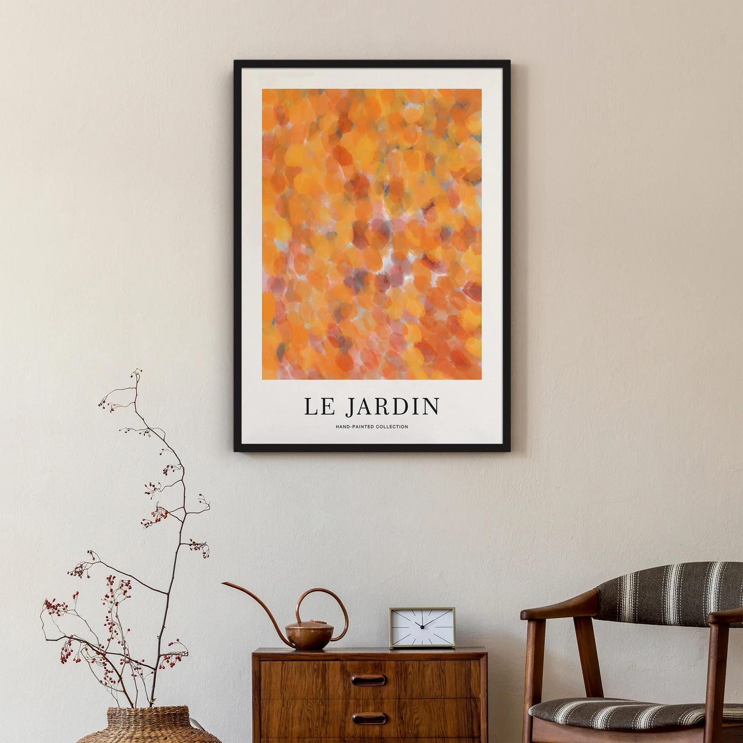 Le Jardin No2 Hand Painted Collection Poster