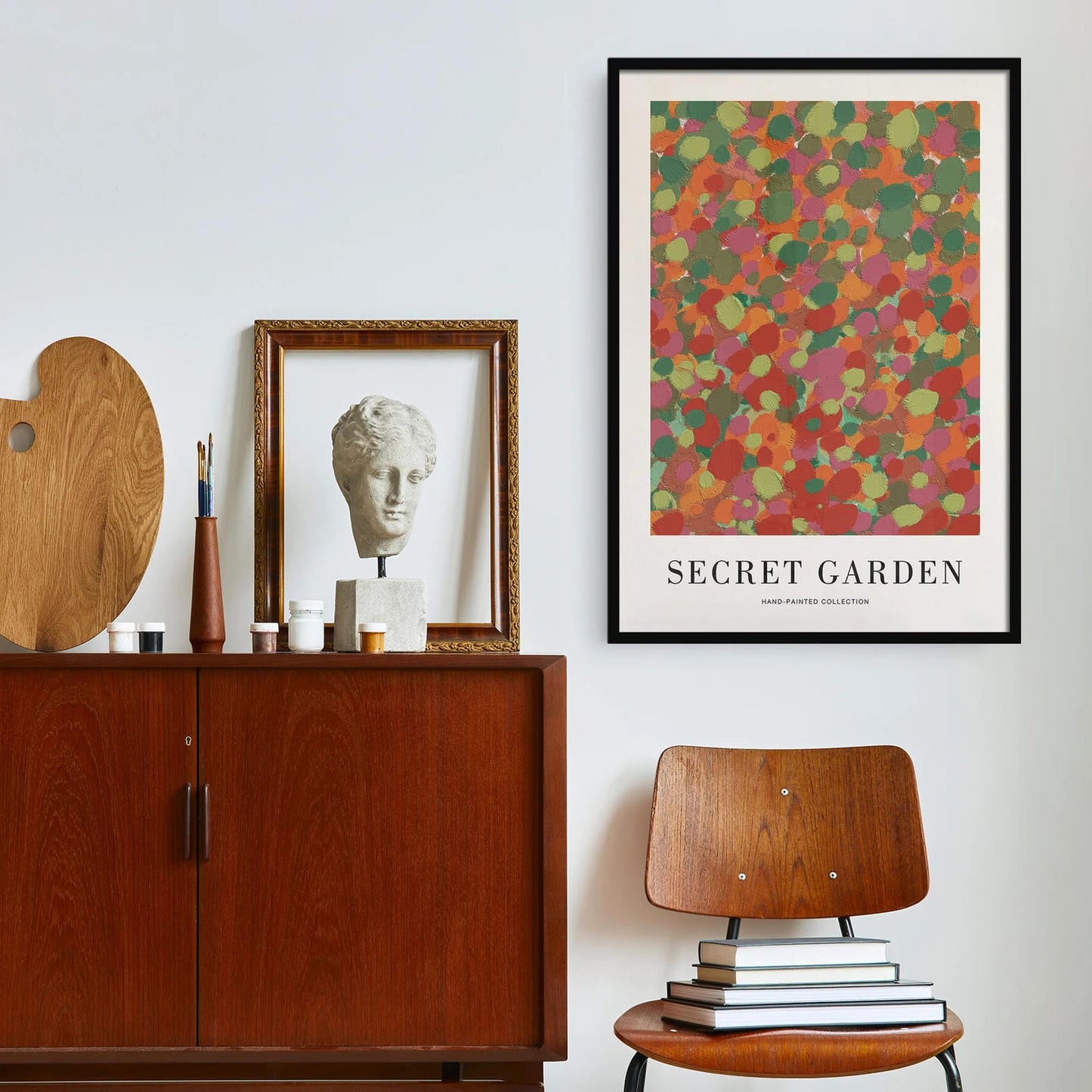 Summer Secret Garden Painting Poster