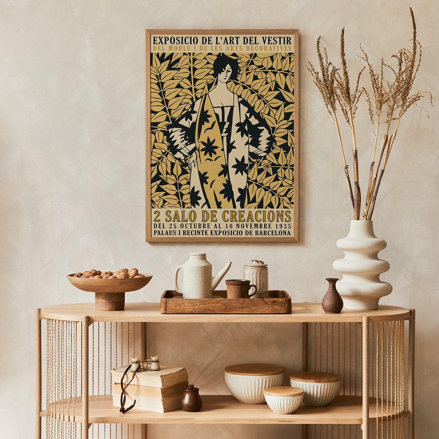 Exposicio de l'Art del Vestir Poster