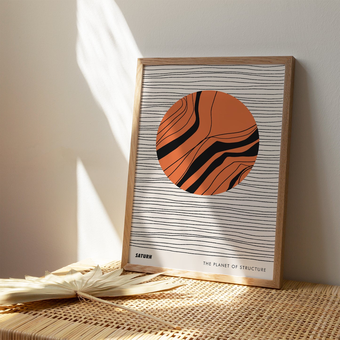 Saturn The Planet Of Structure Poster