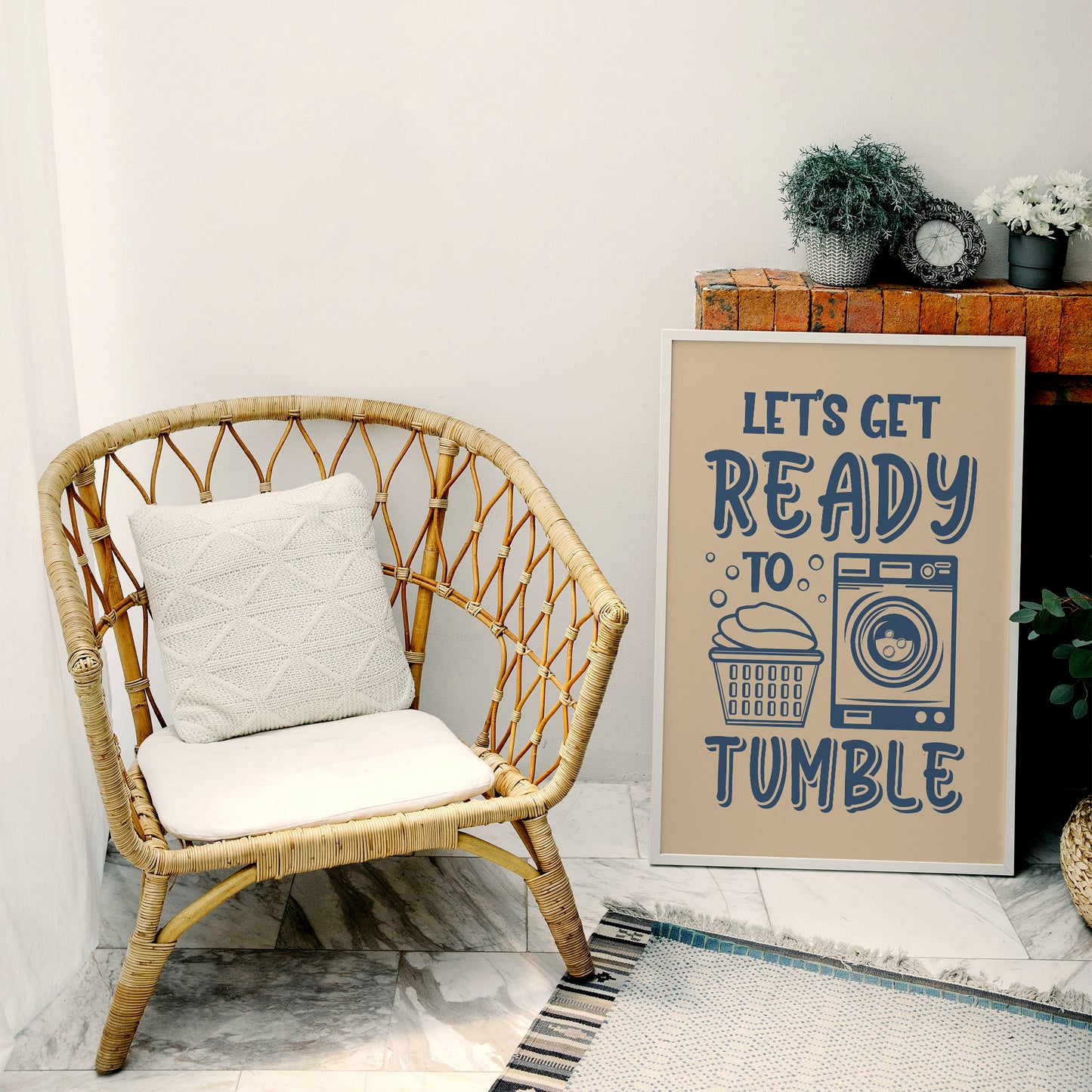 Funny Laundry Room Poster