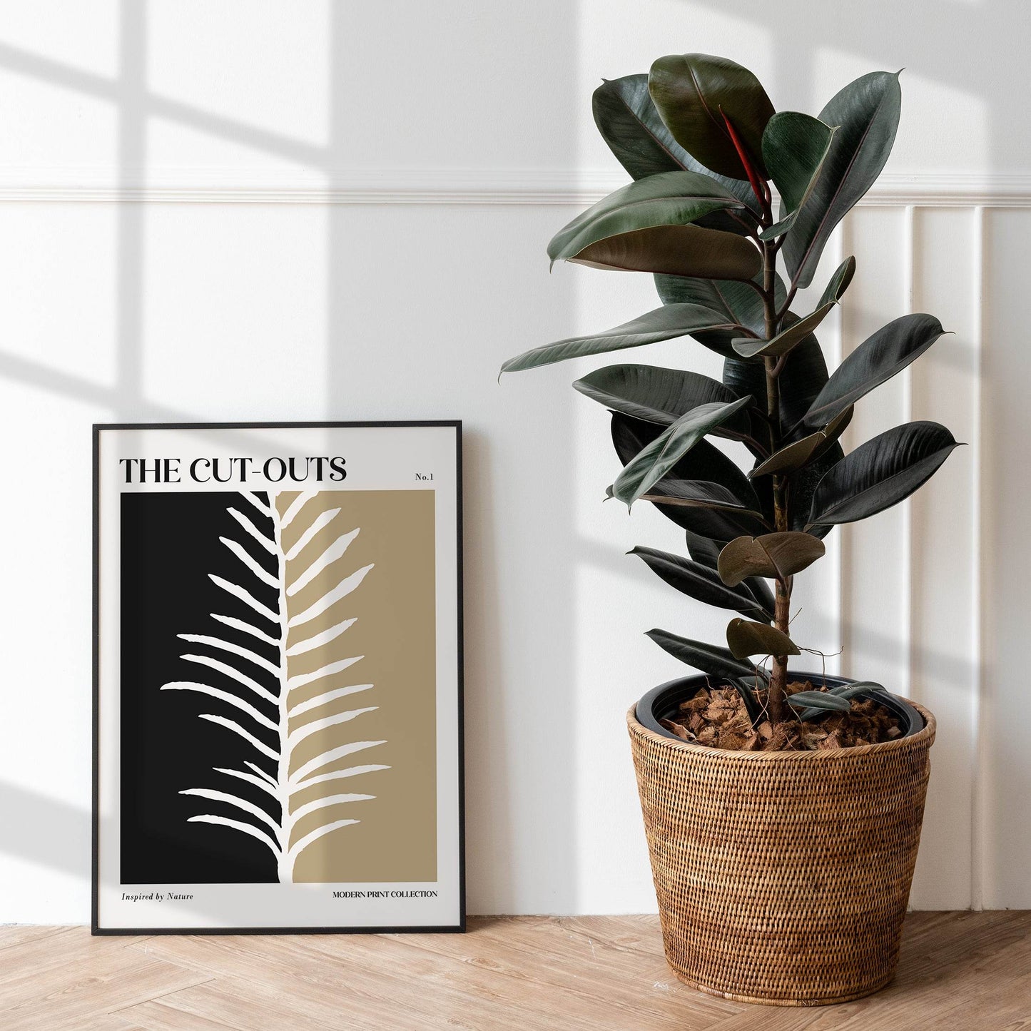 Modern Black and Beige Poster - HypeSheriff Europe