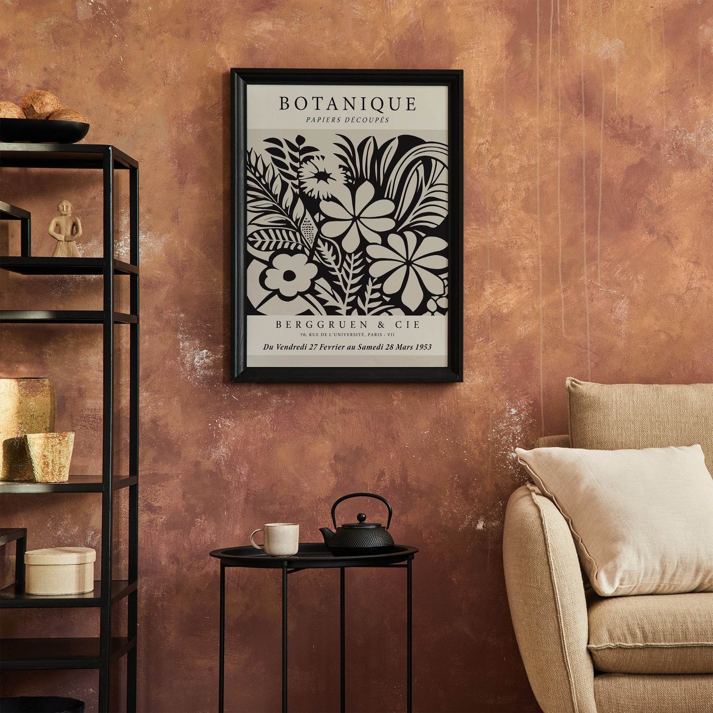 Botanical Beige Poster - HypeSheriff Europe