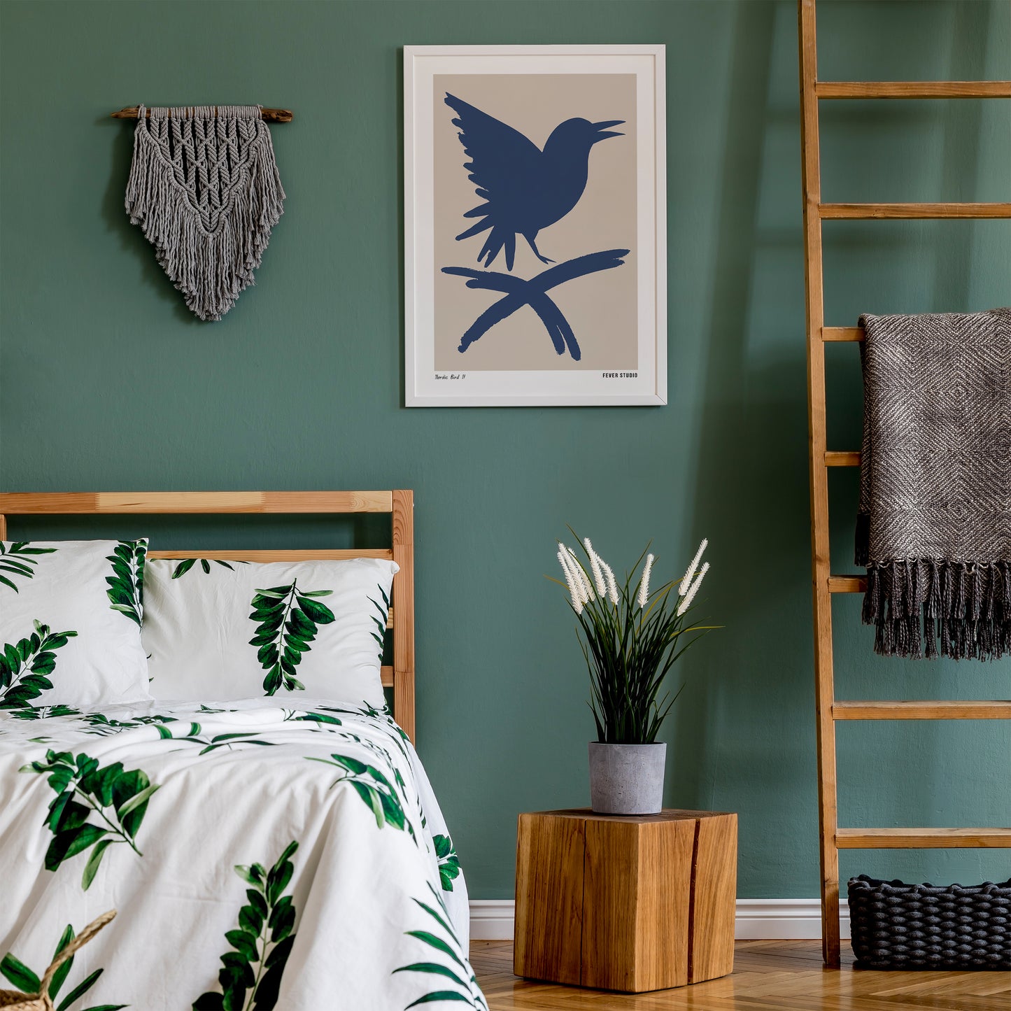 Nordic Bird II Art Print