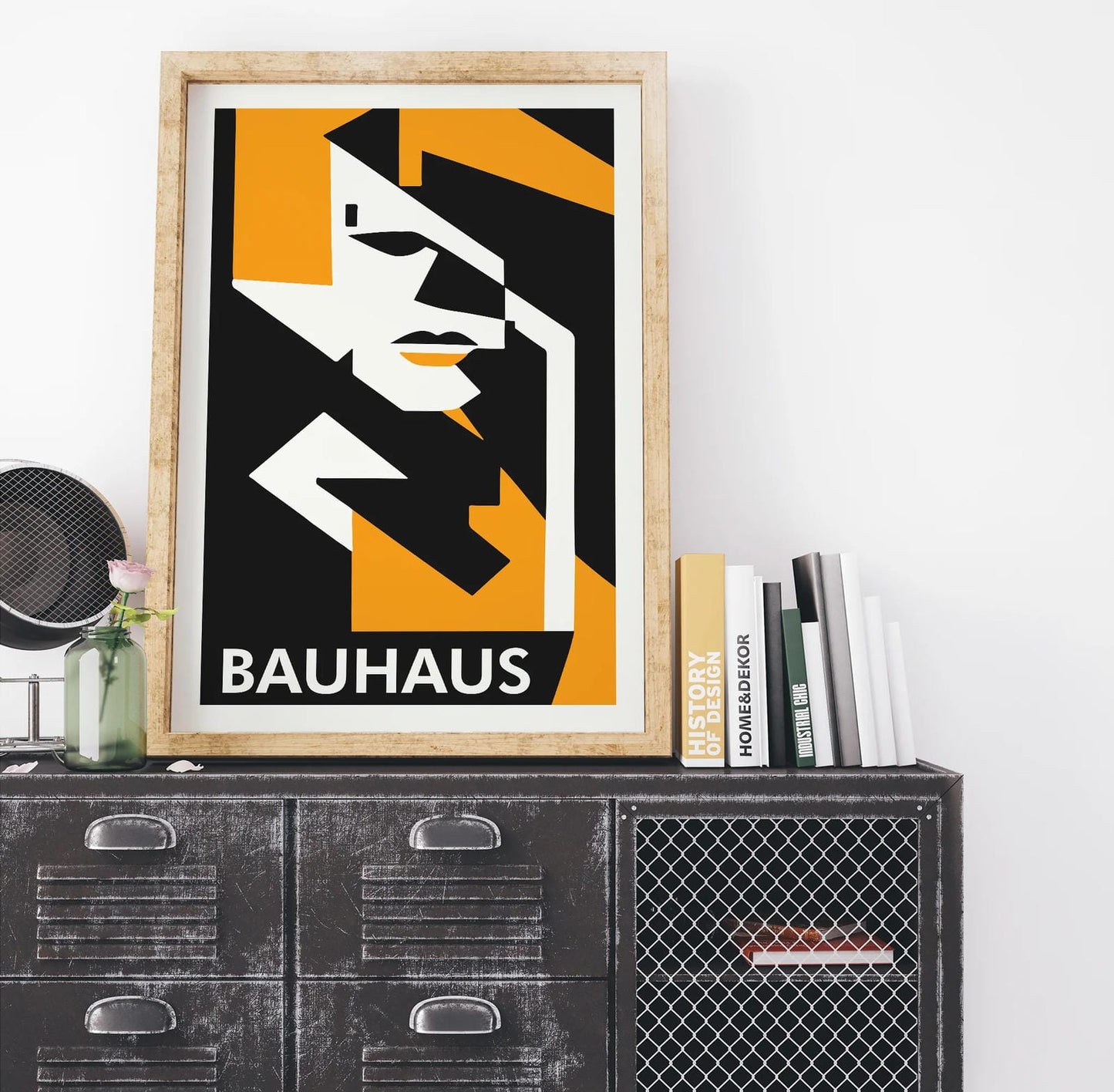 Yellow Modern Bauhaus Poster