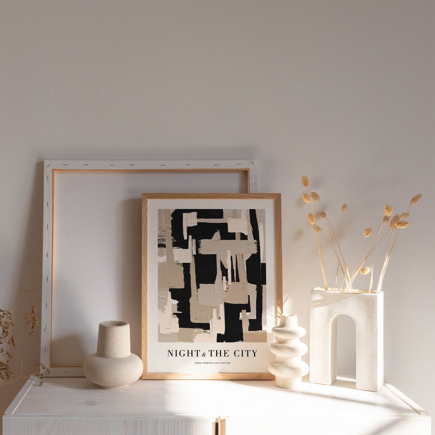 Night And The City Abstract Poster - HypeSheriff Europe