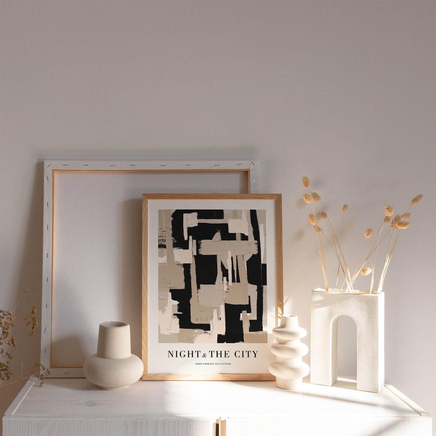 Night And The City Abstract Poster - HypeSheriff Europe