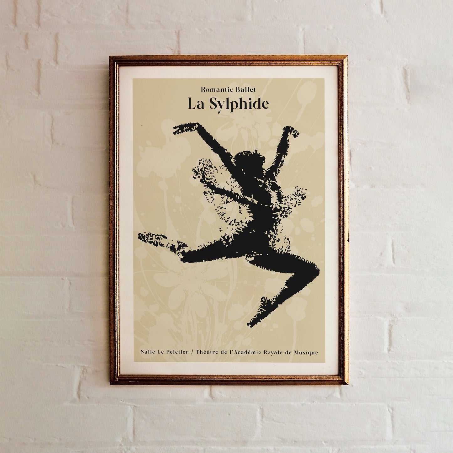 La Sylphide Romantic Ballet Poster