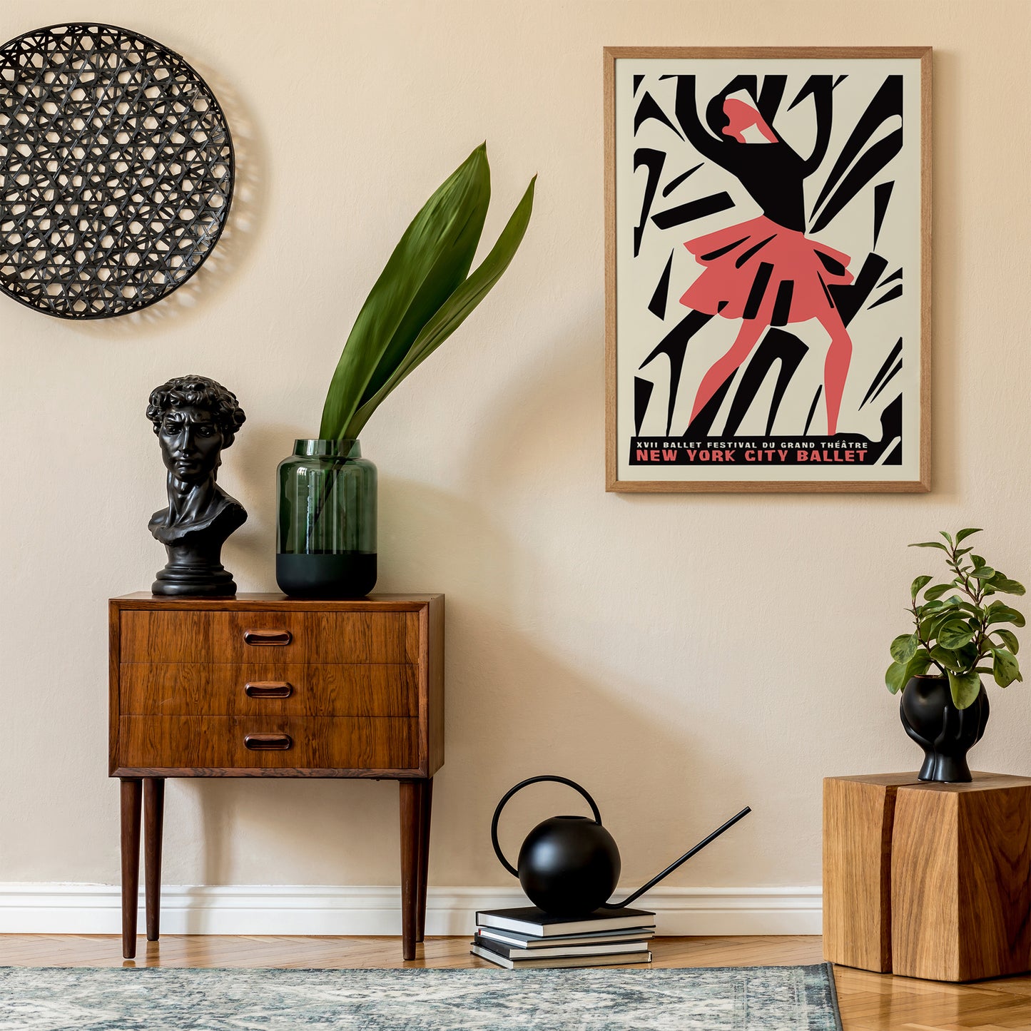 New York City Ballet Retro Poster