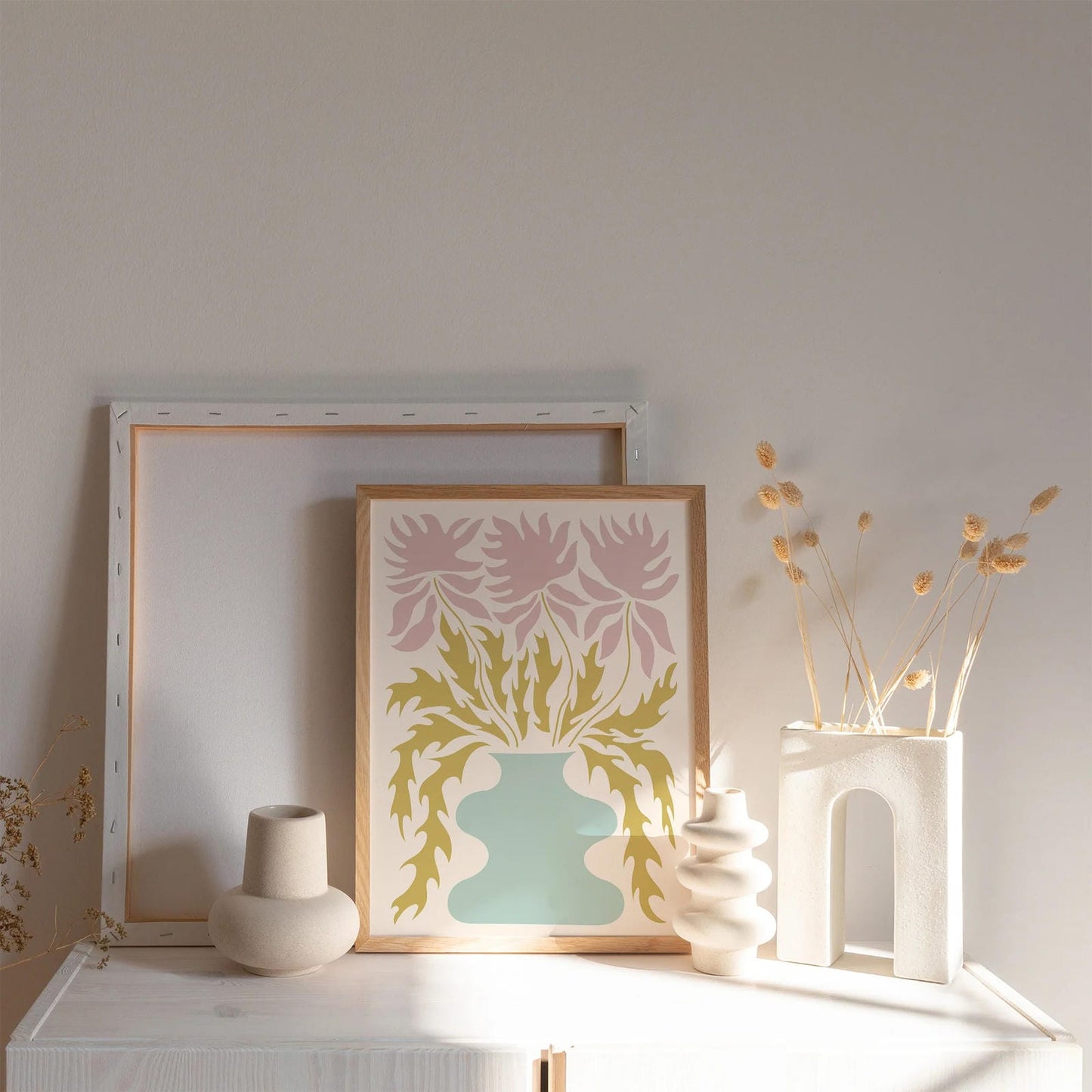 Eclectic Bouquets of Flowers Poster