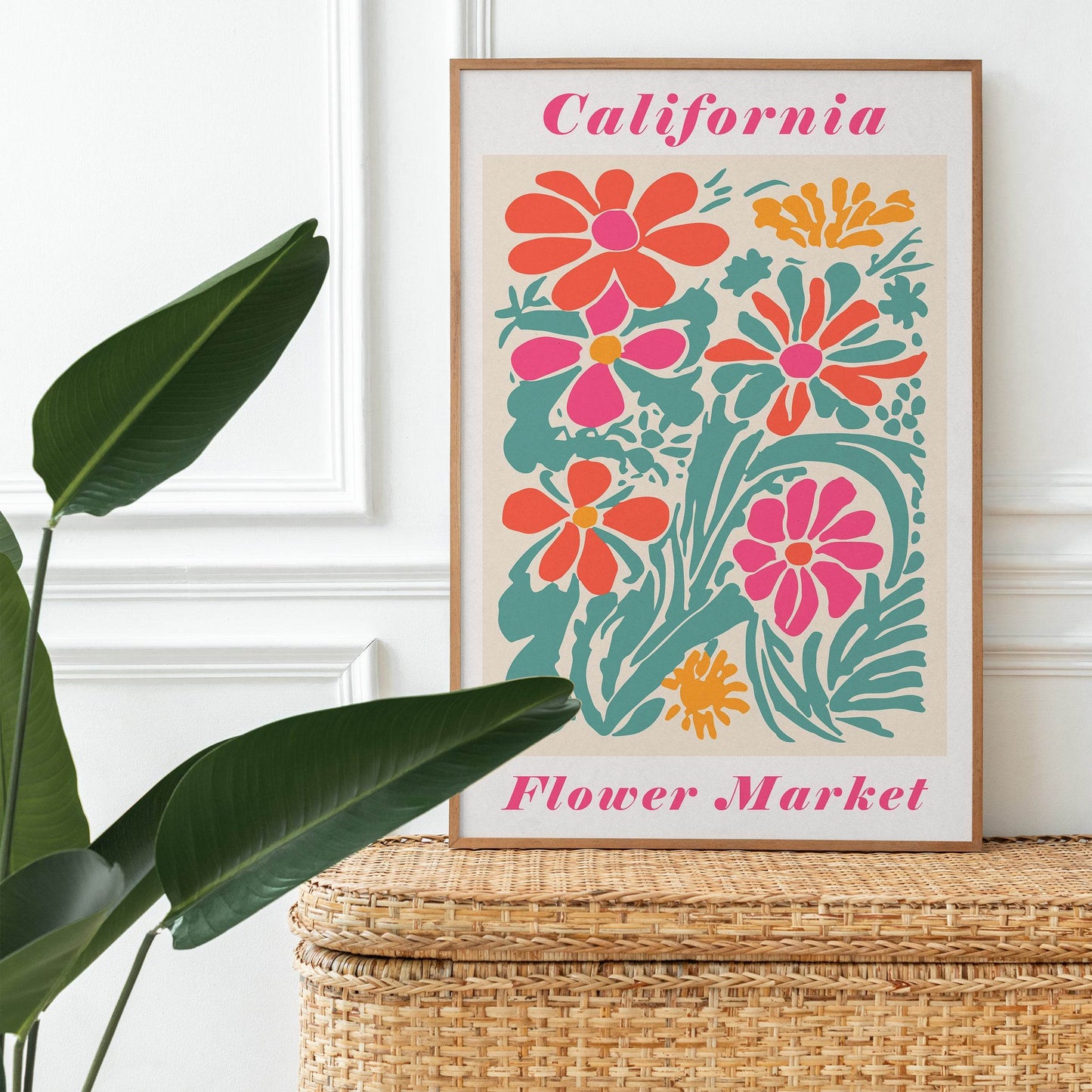 California Flower Market Poster - HypeSheriff Europe
