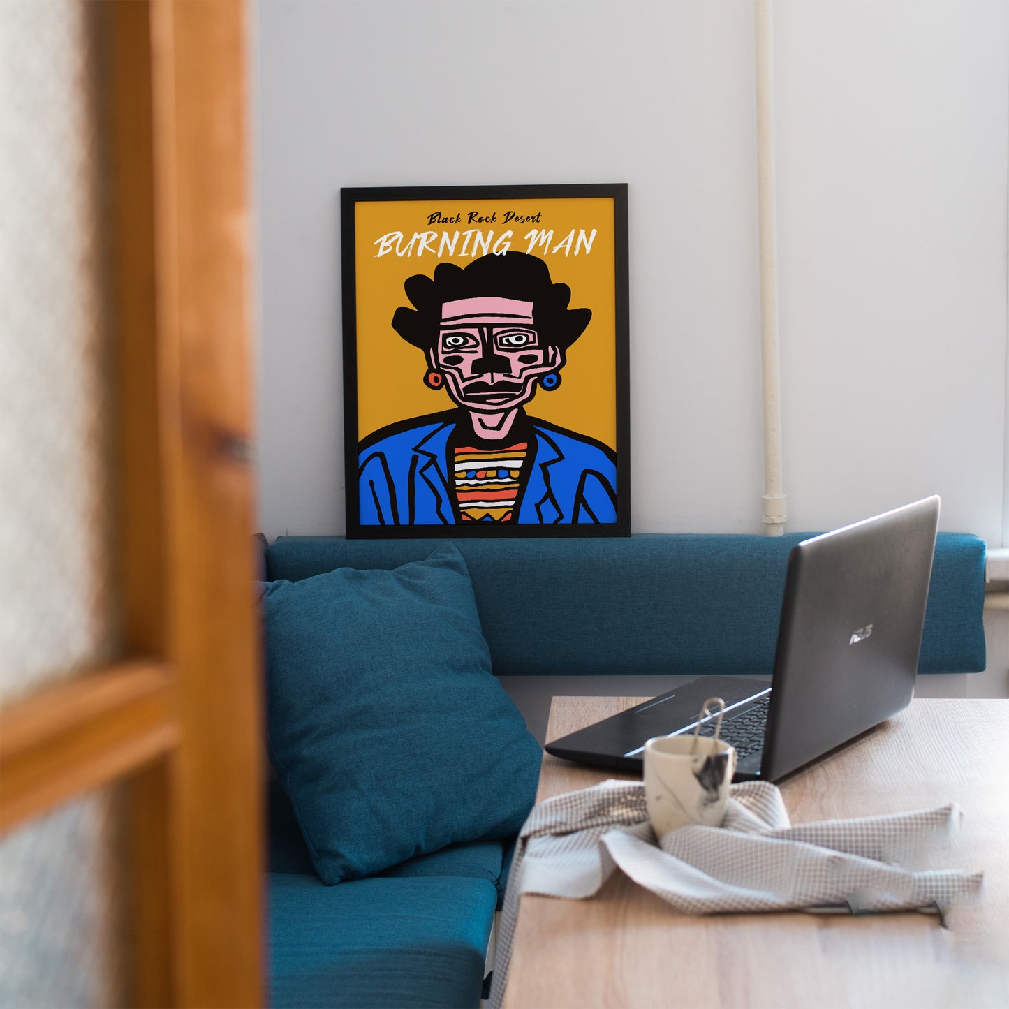 Black Rock Desert Burning Man Poster