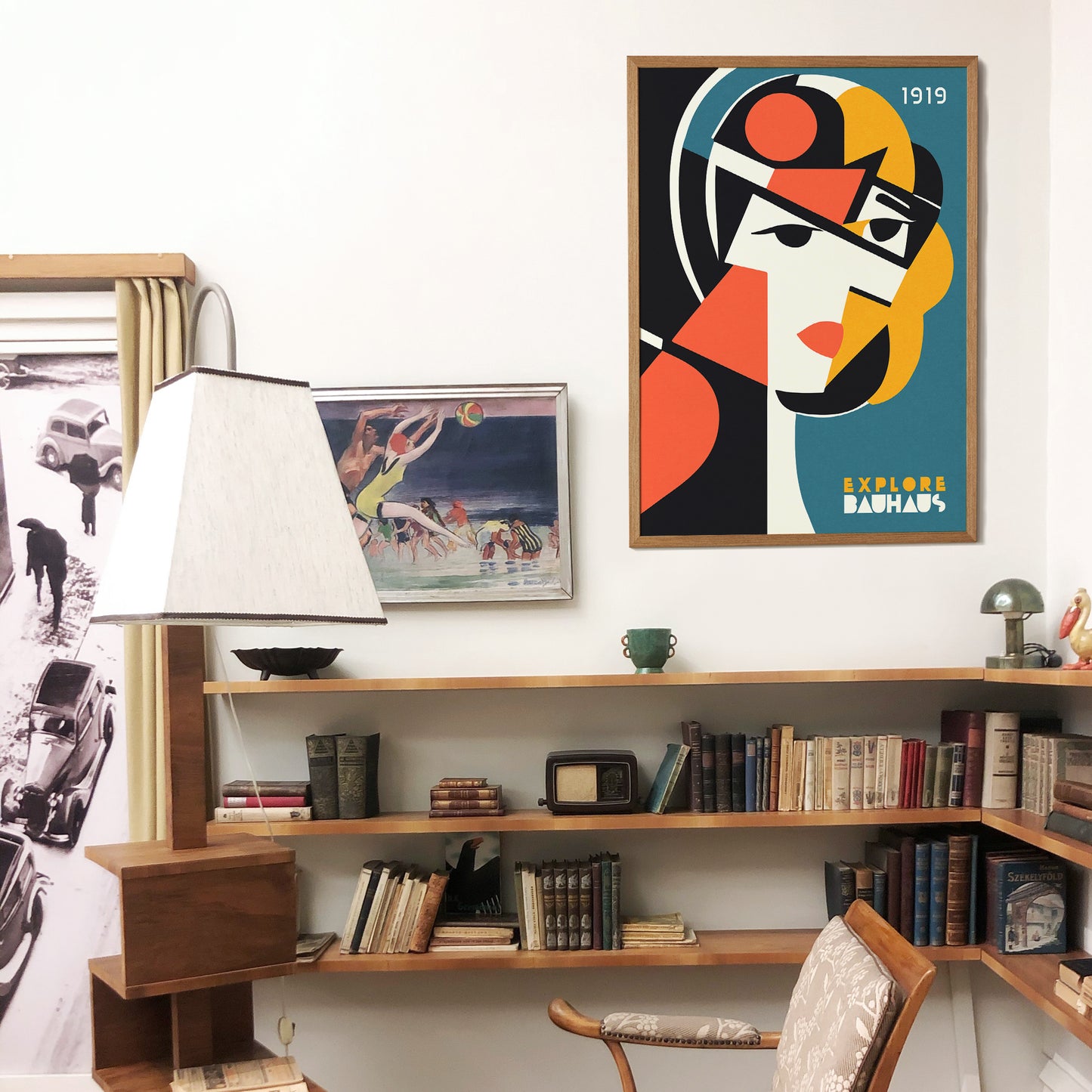 Explore Bauhaus Retro Poster